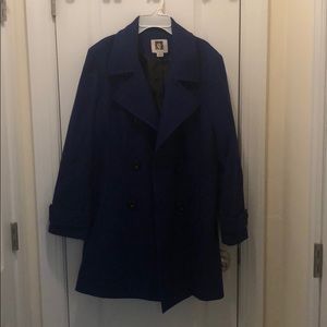 Cobalt blue Anne Klein trench coat